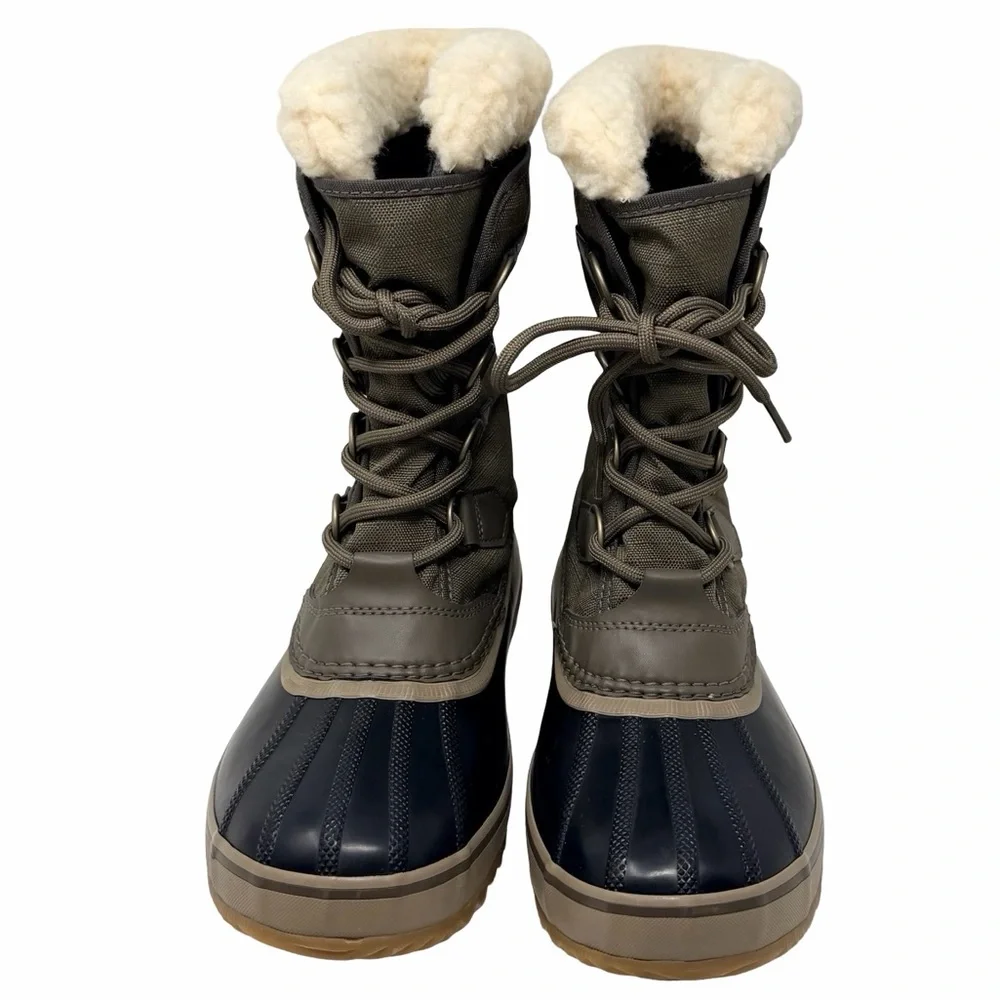 Sorel 1964 Pac Nylon Waterproof Boots Men’s Size 7 Sage/Dark Moss Unisex Snow